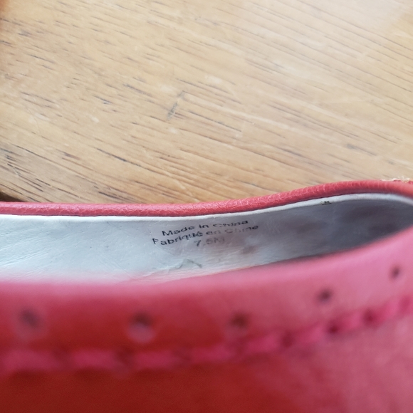 Anthro Pilcro Orange and Red Ballet Flats Size 7.5 - Picture 10 of 10